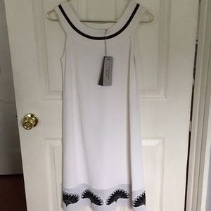 Knit D. Exterior White Dress